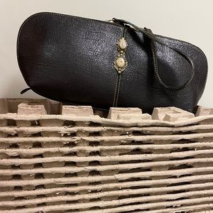 Unisex Italian leather NEW Vintage different piece of Art made as a BAG